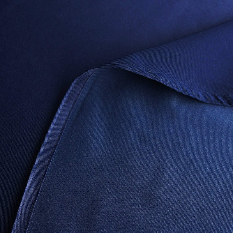 Obstal 210GSM Round Table Cloth, Oil-Proof Spill-Proof and Water Resistance Microfiber Tablecloth, Decorative Fabric Circular Table Cover for Outdoor and Indoor Use (Navy Blue, 60 Inch Diameter) - Image 5